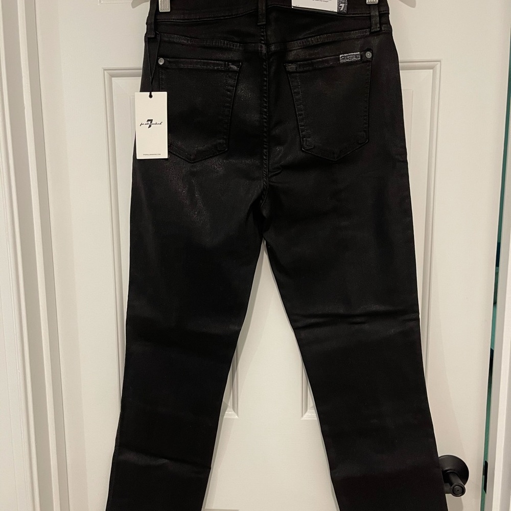 7 for All Mankind NWT Edie high rise crop straight